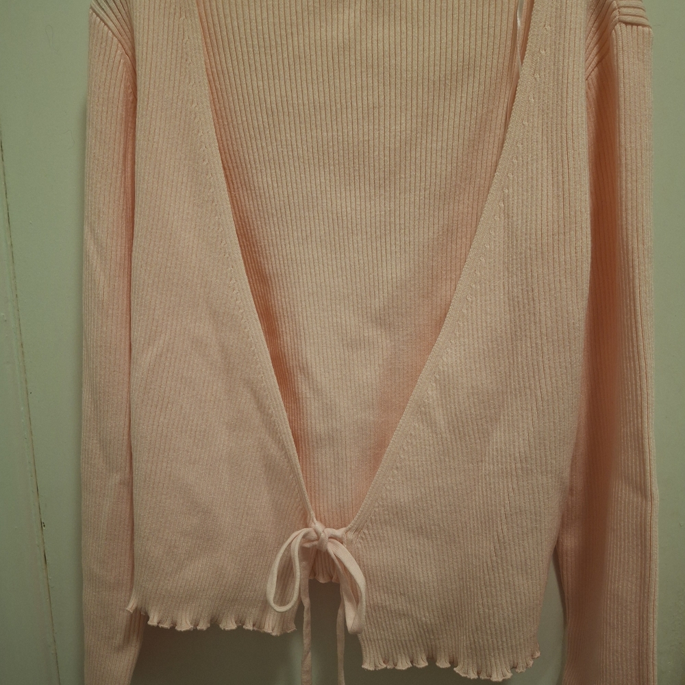 Edikted Light Tan Ribbed Top